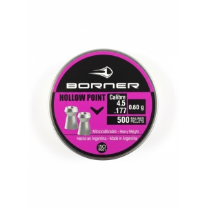 Borner Hollow Point, 4,5 мм, 0,6 гр 500 шт