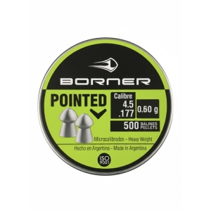 Borner Pointed, 4,5 мм, 0,6 гр 500 шт