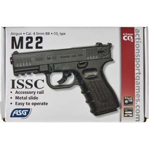 Купить Пистолет пневматический ASG ISSC M22 Non Blowback Black  Фото 4