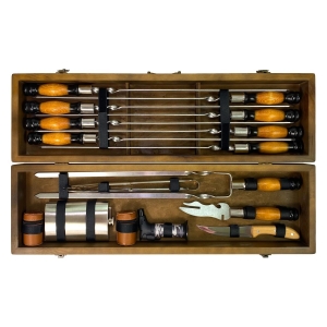 Купить Подарунковий Набір шампурів Мисливець ручної роботи  Фото 4