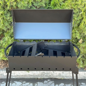 Купить Розкладний Мангал-Барбекю на 9 шампурів 3мм  Фото 1