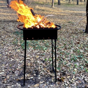 Купить Універсальний Мангал зі знімними ніжками на 6 шампурів 4мм  Фото 4