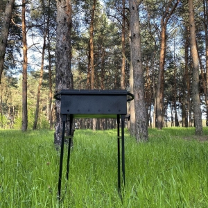 Купить Універсальний Мангал зі знімними ніжками на 6 шампурів 4мм  Фото 