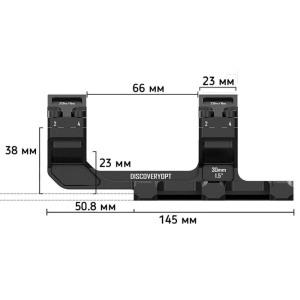 Купить Моноблок Discovery Optics One-Piece (30 мм) High на WeaverPicatinny. ВН - 23 мм  Фото 1