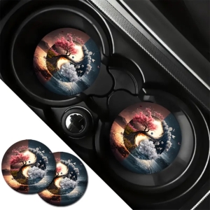 Купить Підставки для Автомобіля "Дерево Життя" Світяться у Темряві - Синій, Жовтий, Рожевий  Фото 