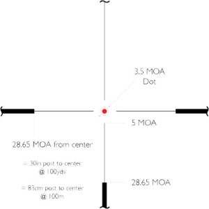 Купить Прицел оптический Hawke Vantage 30 WA 2.5-10х50 сетка L4A Dot с подсветкой  Фото 2