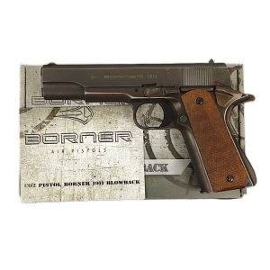Купить Пневматичний пістолет Borner 1911 blowback  Фото 3