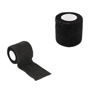 Купить Еластичний самофіксуючий бинт - чорний  Фото 