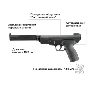 Купить Umarex Browning Buck Mark Magnum 4,5 мм Pellet  Фото 3