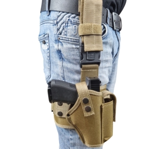 Кобура Glock-17 набедренная  (oxford койот 600-D)