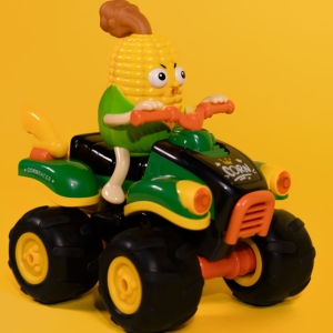 Купить Машинка OTAMANKO Запальна Кукурудза Зелений/жовтий  Фото 2