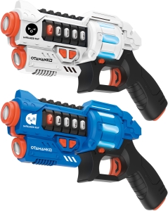 Купить Набір лазерної зброї OTAMANKO Лазерні бої 2 лазерних пістолета  Фото 