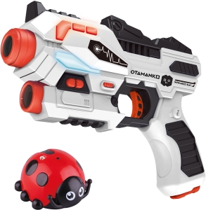 Купить Набір лазерної зброї OTAMANKO Лазерні бої 1 лазерний пістолет і жук  Фото 