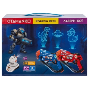 Купить Набір лазерної зброї OTAMANKO Лазерні бої 2 лазерних пістолета і проектор  Фото 11