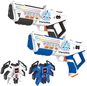 Купить Набір лазерної зброї OTAMANKO Лазерні бої 2 лазерных пистолета і 2 жилета  Фото 
