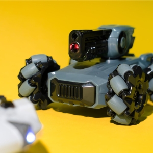 Купить Танк OTAMANKO з рухомою мішенню SPACE BATTLE Сірий  Фото 4