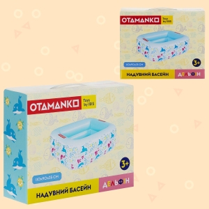 Купить Надувний басейн прямокутний OTAMANKO Дельфін  Фото 3