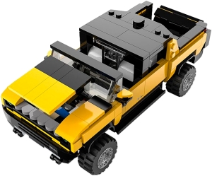 Купить Машинка-конструктор Rastar Bricks Hummer EV 1:30 Жовтий  Фото 1