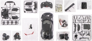 Купить Машинка-конструктор Rastar Porsche 911 GT2 RS Clubsport 25 1:18. Сірий  Фото 5