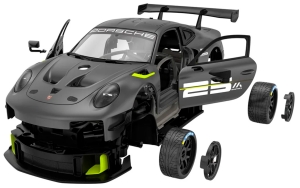Купить Машинка-конструктор Rastar Porsche 911 GT2 RS Clubsport 25 1:18. Сірий  Фото 2