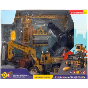 Купить Машинка-конструктор OTAMANKO АВТОКОНСТРУКТОР Екскаватор/дорожній каток 2 в 1  Фото 6