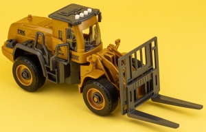 Купить Машинка-конструктор OTAMANKO АВТОКОНСТРУКТОР Навантажувач вилочний/з грейфером для деревини 2 в 1  Фото 5