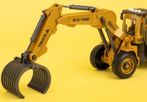 Купить Машинка-конструктор OTAMANKO АВТОКОНСТРУКТОР Навантажувач вилочний/з грейфером для деревини 2 в 1  Фото 2