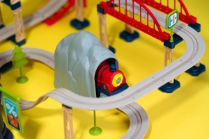 Купить Ігровий набір OTAMANKO ХОРОБРИЙ ПАРОВОЗИК трюкова залізна дорога 222 деталі  Фото 6