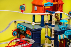 Купить Ігровий набір OTAMANKO ХОРОБРИЙ ПАРОВОЗИК трюкова залізна дорога 207 деталей  Фото 5