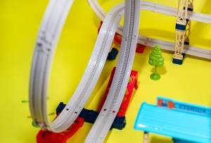 Купить Ігровий набір OTAMANKO ХОРОБРИЙ ПАРОВОЗИК трюкова залізна дорога  Фото 2