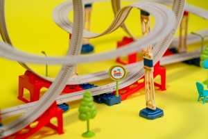 Купить Ігровий набір OTAMANKO ХОРОБРИЙ ПАРОВОЗИК трюкова залізна дорога  Фото 5