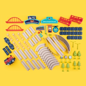 Купить Ігровий набір OTAMANKO ХОРОБРИЙ ПАРОВОЗИК трюкова залізна дорога  Фото 6