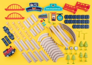 Купить Ігровий набір OTAMANKO ХОРОБРИЙ ПАРОВОЗИК трюкова залізна дорога  Фото 6