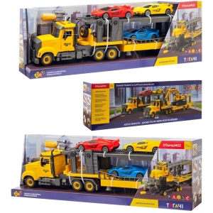 Купить Машинка-конструктор OTAMANKO АВТОКОНСТРУКТОР Вантажівка тягач із легковими авто  Фото 11