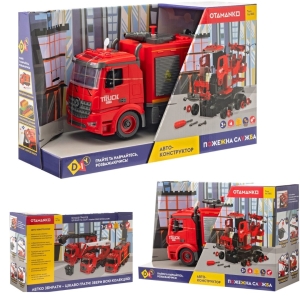 Купить Машинка-конструктор OTAMANKO АВТОКОНСТРУКТОР Пожежна ємність для води з помпою  Фото 12
