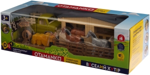 Купить Ігровий набір OTAMANKO Веселий хутір (вантажівка і конюшня з конями)  Фото 9