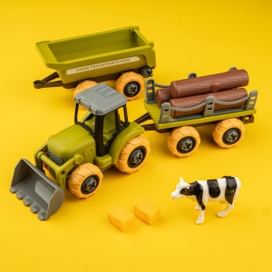 Купить Ігровий набір OTAMANKO Веселий хутір (трактор з причепами і фермер з коровами)  Фото 2