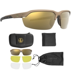 Купить Окуляри тактичні Leupold Tracer з оправою пісочного кольору та бронзовими лінзами  Фото 