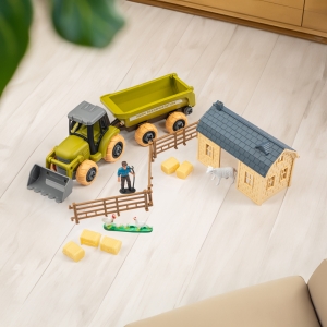 Купить Ігровий набір OTAMANKO Веселий хутір (трактор і ферма з вівцями і курями)  Фото 8