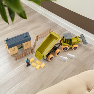 Купить Ігровий набір OTAMANKO Веселий хутір (трактор і ферма з вівцями і курями)  Фото 9