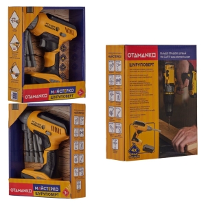 Купить Іграшковий інструмент OTAMANKO Шуруповерт Жовтий  Фото 4