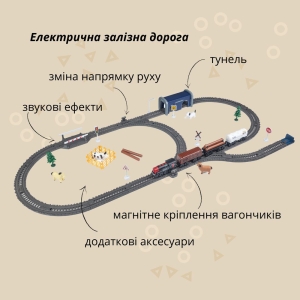 Купить Ігровий набір OTAMANKO Мандрівний Експрес 78 деталі  Фото 1