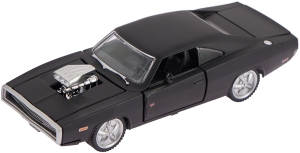 Машинка Rastar 1970 Dodge Charger R/T 1:36 Чорний