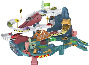 Игровой набор ZIPP Toys Dino автотрек-серпантин электрический