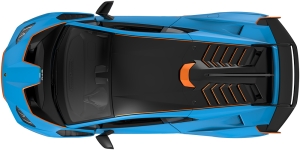 Купить Машинка Rastar Lamborghini Huracan STO 1:14. Блакитний  Фото 8