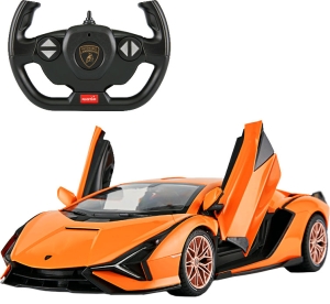 Купить Машинка Rastar Lamborghini Sian (97760) на радіокеруванні. 1:14. Помаранчевий  Фото 