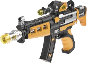 Купить Автомат свето-звуковой ZIPP Toys Оружие будущего Желтый  Фото 4