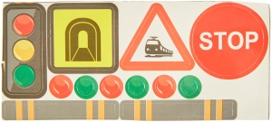 Купить Игровой набор ZIPP Toys "Городской экспресс" 104 детали. Синий  Фото 8