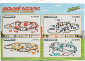 Купить Ігровий набір ZIPP Toys "Міський експрес" 92 деталі. Червоний  Фото 13