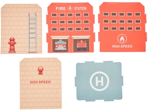 Купить Ігровий набір ZIPP Toys "Міський експрес" 92 деталі. Червоний  Фото 10